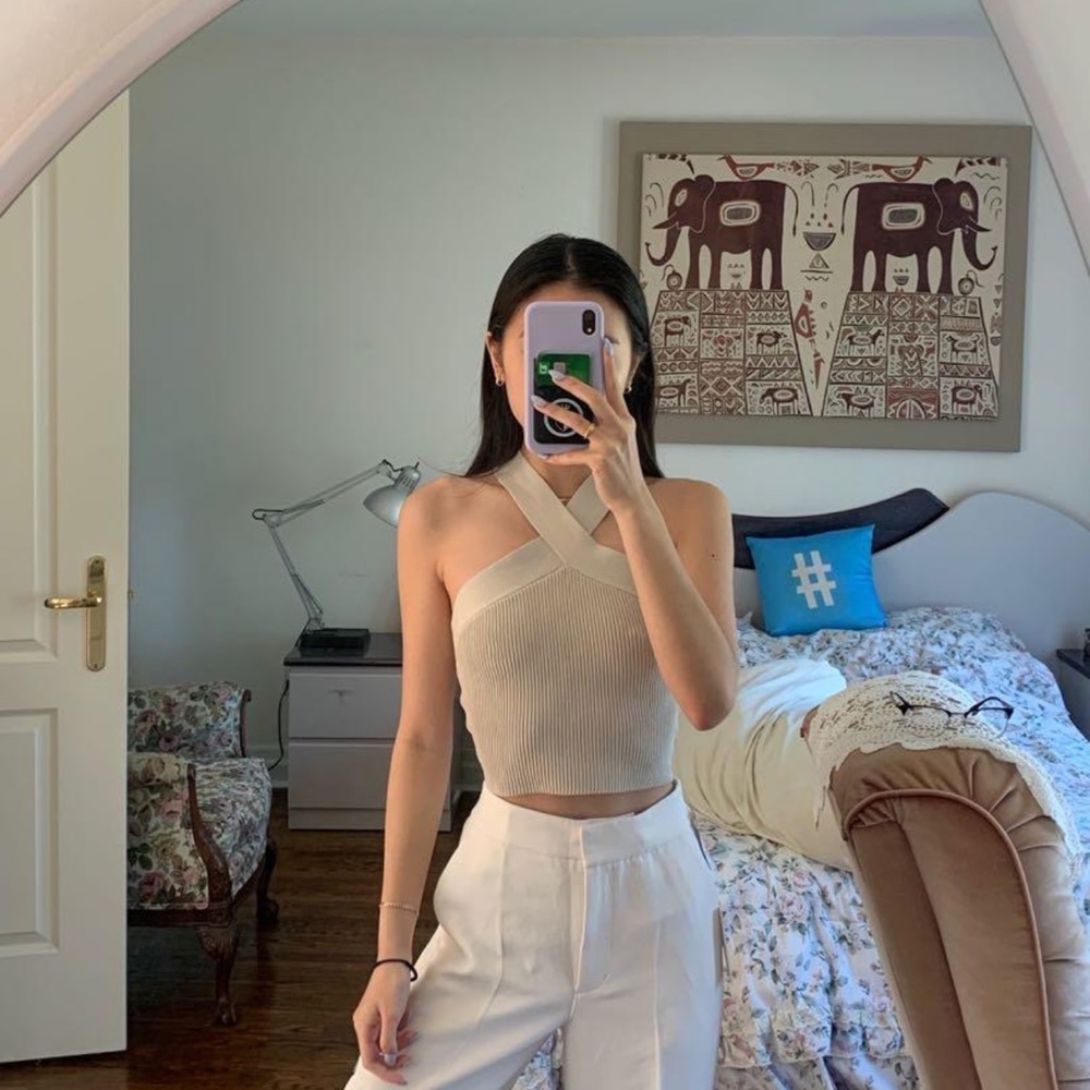 aritzia babaton crop top